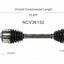 GSP North America NCV36152 CV Axle Assembly