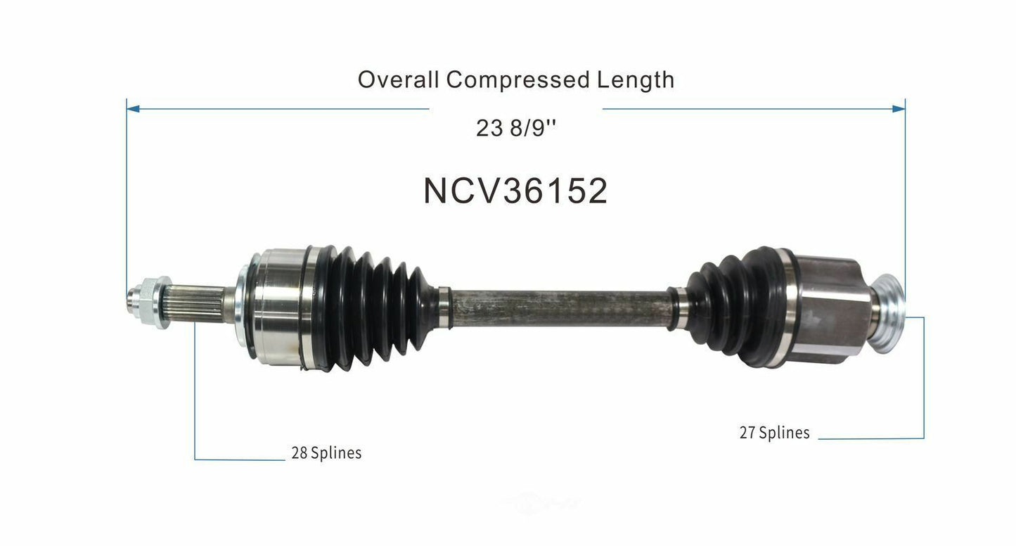 GSP North America NCV36152 CV Axle Assembly
