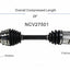 GSP North America NCV27501 CV Axle Assembly