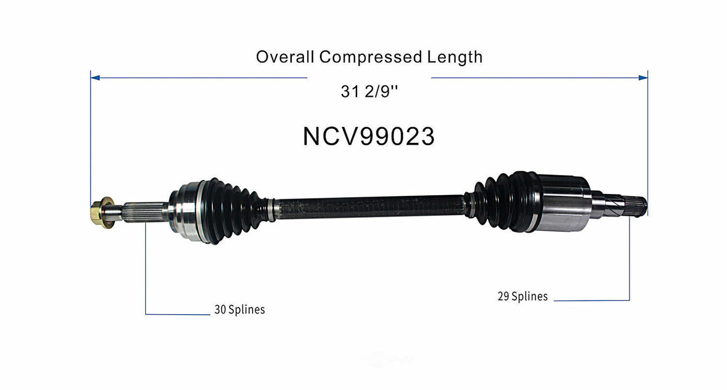 GSP North America NCV99023 CV Axle Assembly