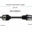 GSP North America NCV68521 CV Axle Assembly