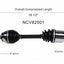 GSP North America NCV82501 CV Axle Assembly