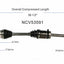 GSP North America NCV53591 CV Axle Assembly