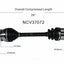 GSP North America NCV37072 CV Axle Assembly