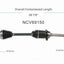 GSP North America NCV69150 CV Axle Assembly