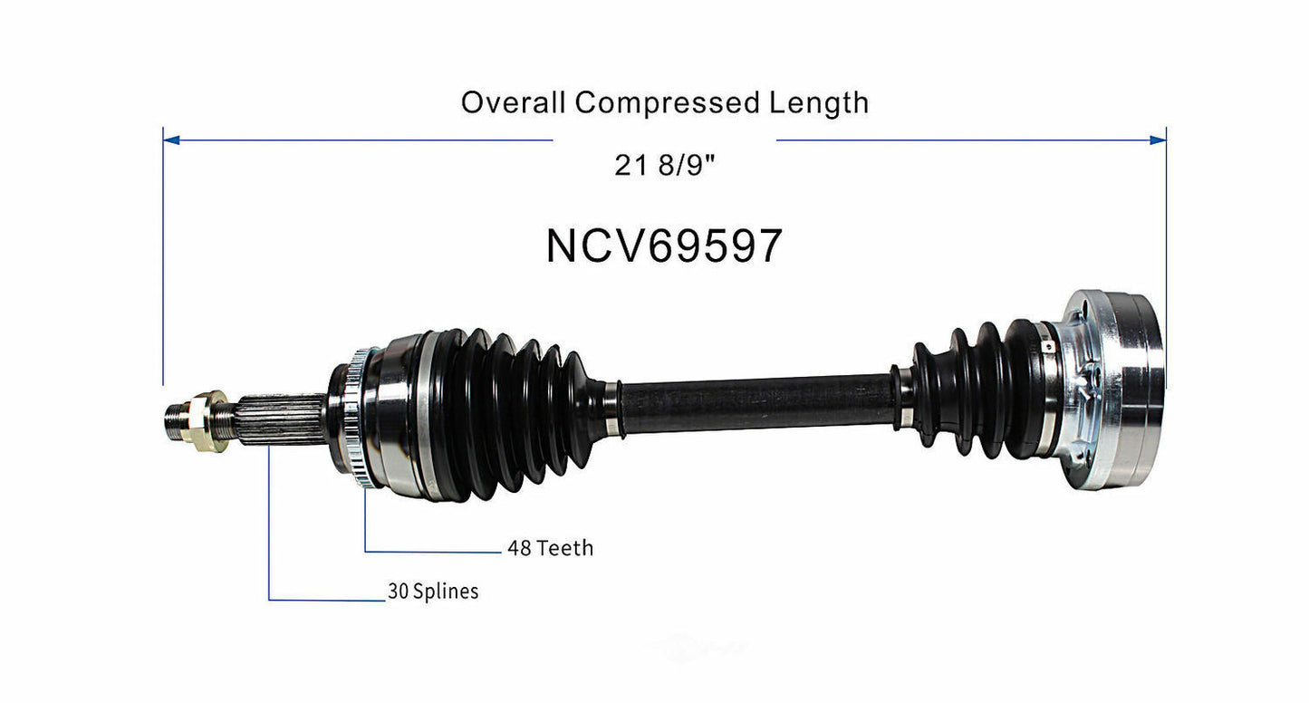 GSP North America NCV69597 CV Axle Assembly