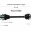 GSP North America NCV37538 CV Axle Assembly