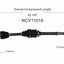 GSP North America NCV11018 CV Axle Assembly