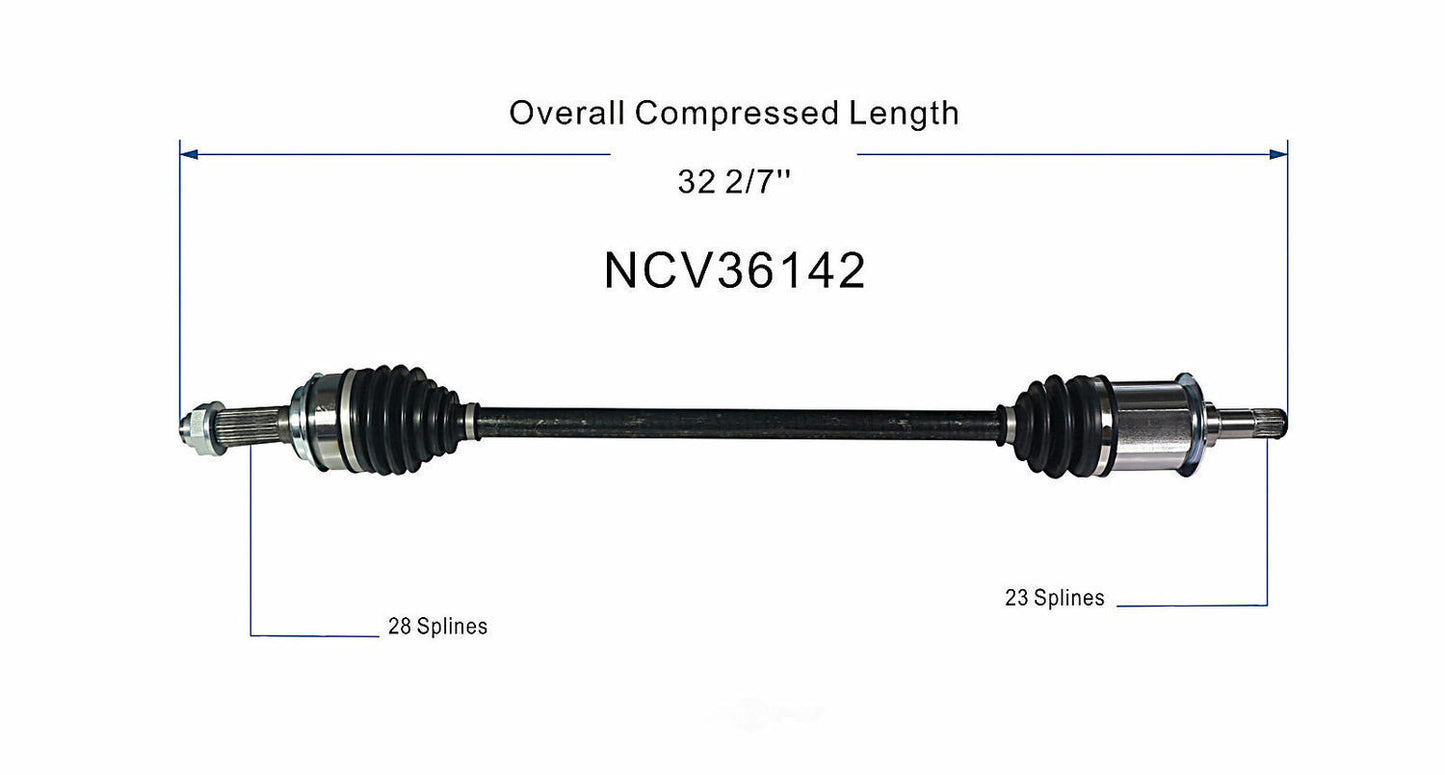 GSP North America NCV36142 CV Axle Assembly