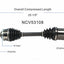 GSP North America NCV53108 CV Axle Assembly