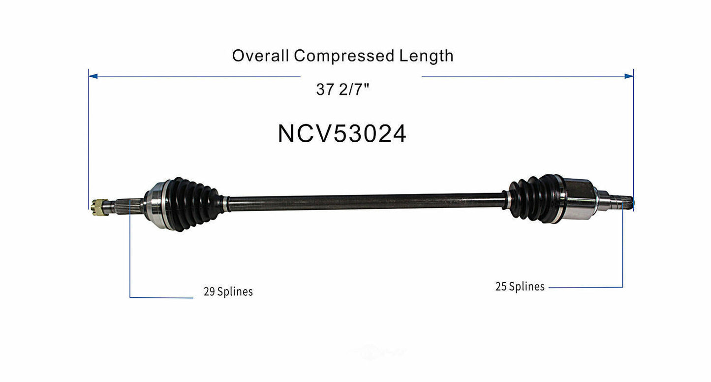GSP North America NCV53024 CV Axle Assembly