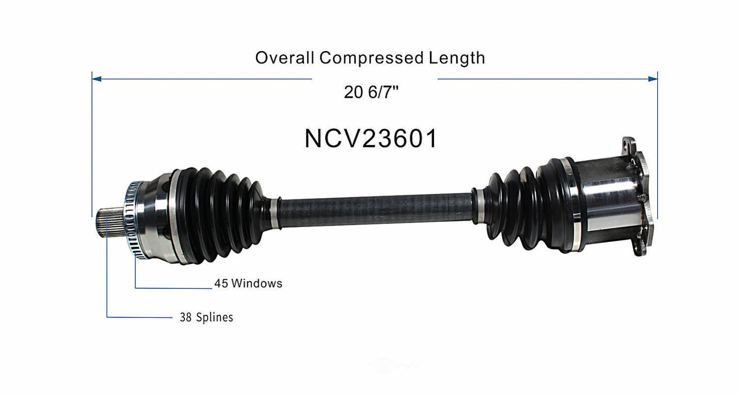 GSP North America NCV23601 CV Axle Assembly