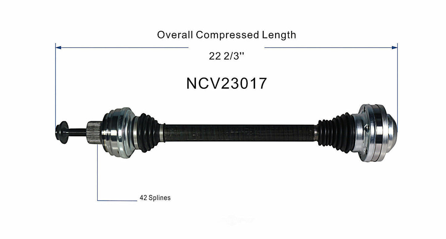 GSP North America NCV23017 CV Axle Assembly