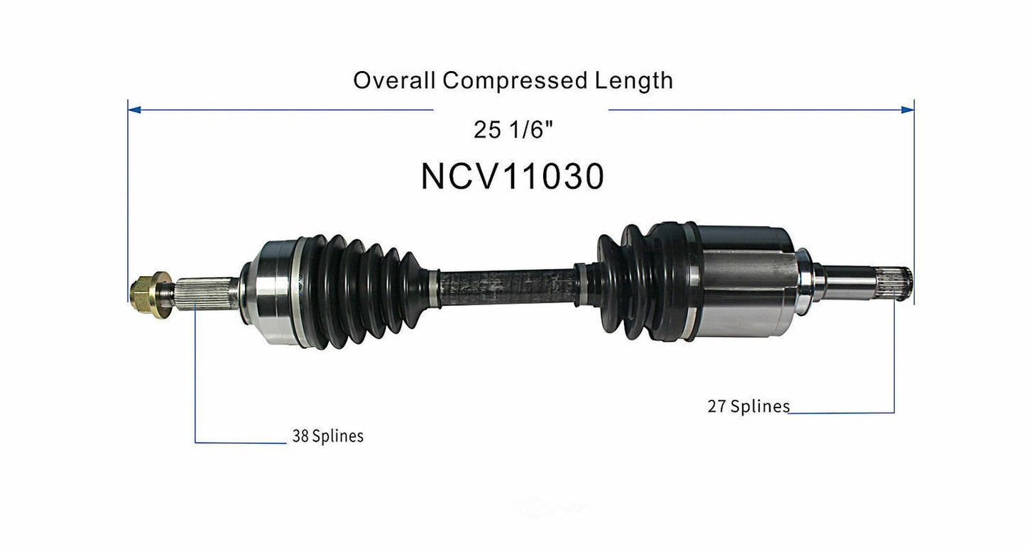GSP North America NCV11030 CV Axle Assembly