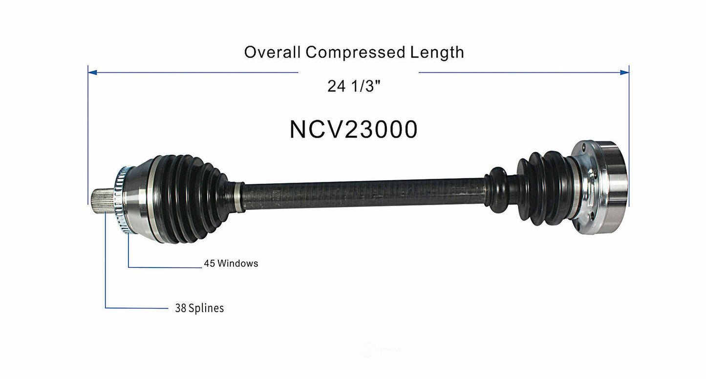 GSP North America NCV23000 CV Axle Assembly
