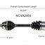 GSP North America NCV82500 CV Axle Assembly