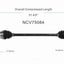 GSP North America NCV75084 CV Axle Assembly
