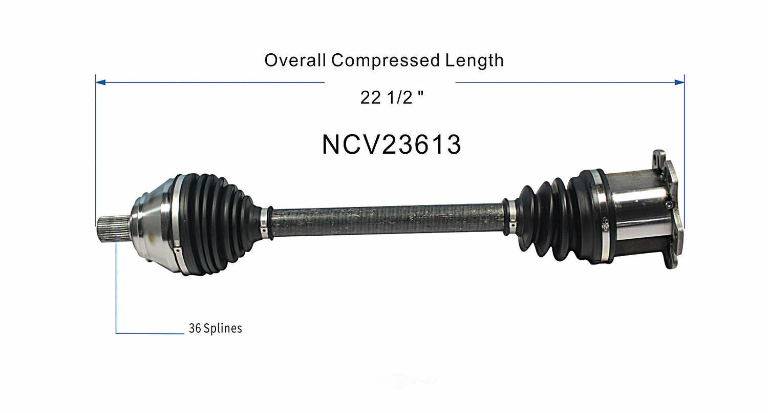 GSP North America NCV23613 CV Axle Assembly