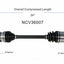 GSP North America NCV36007 CV Axle Assembly