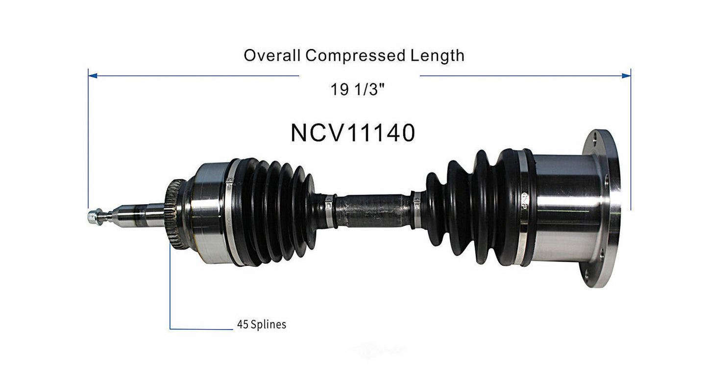 GSP North America NCV11140 CV Axle Assembly