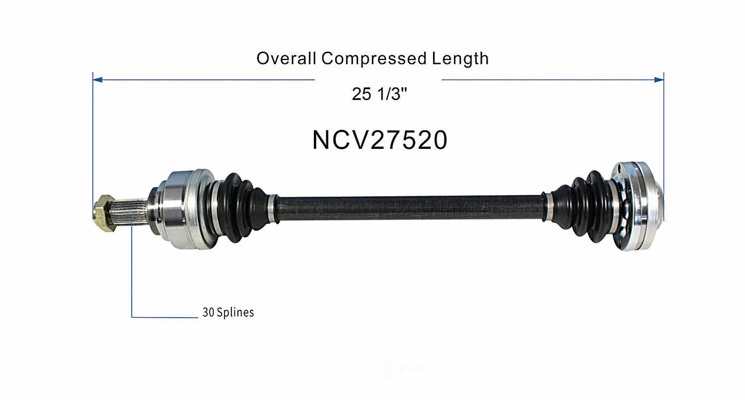 GSP North America NCV27520 CV Axle Assembly