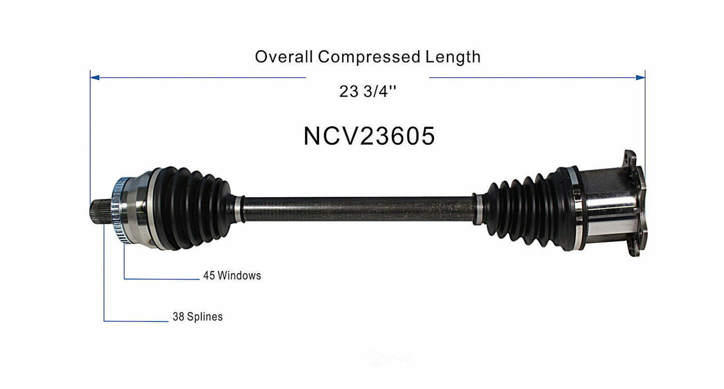 GSP North America NCV23605 CV Axle Assembly