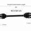 GSP North America NCV36125 CV Axle Assembly