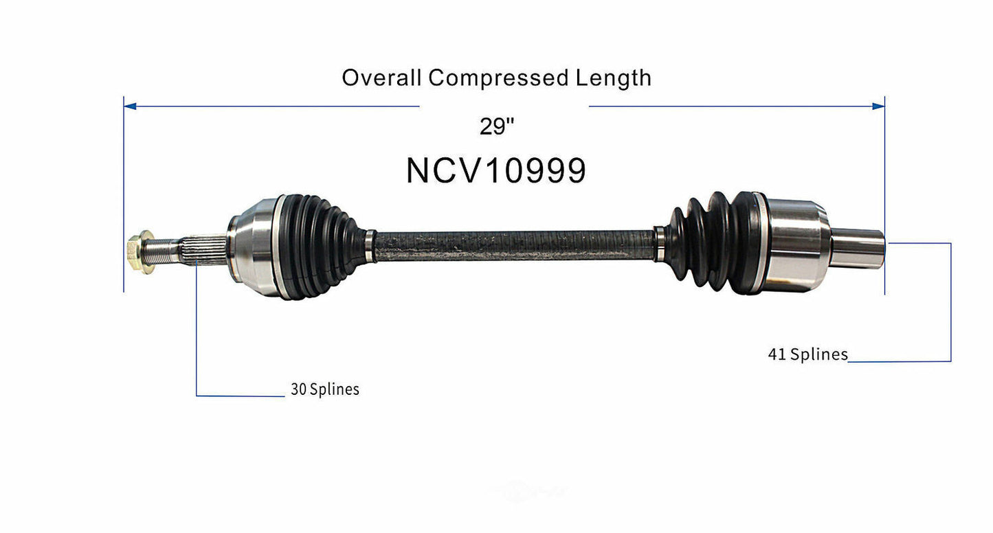 GSP North America NCV10999 CV Axle Assembly