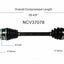 GSP North America NCV37078 CV Axle Assembly