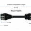 GSP North America NCV75075 CV Axle Assembly