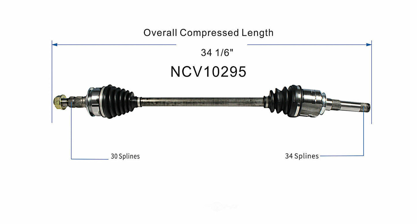 GSP North America NCV10295 CV Axle Assembly