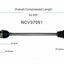 GSP North America NCV37051 CV Axle Assembly
