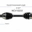 GSP North America NCV10233 CV Axle Assembly