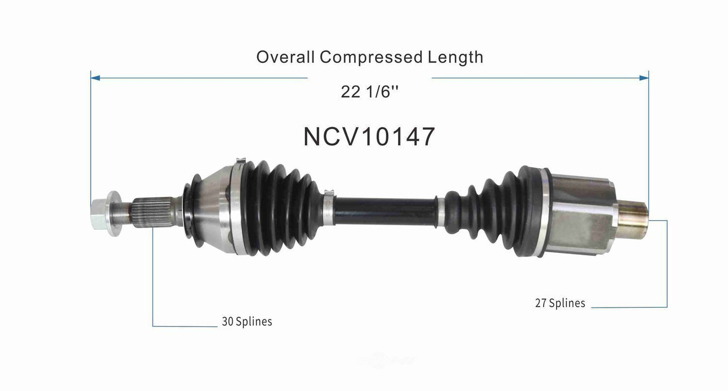 GSP North America NCV10147 CV Axle Assembly