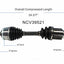 GSP North America NCV39521 CV Axle Assembly