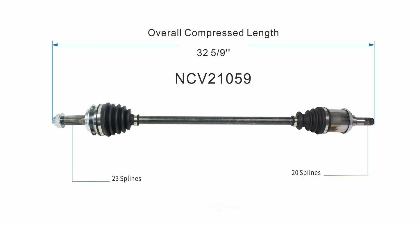 GSP North America NCV21059 CV Axle Assembly