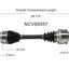GSP North America NCV69557 CV Axle Assembly