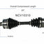 GSP North America NCV10310 CV Axle Assembly