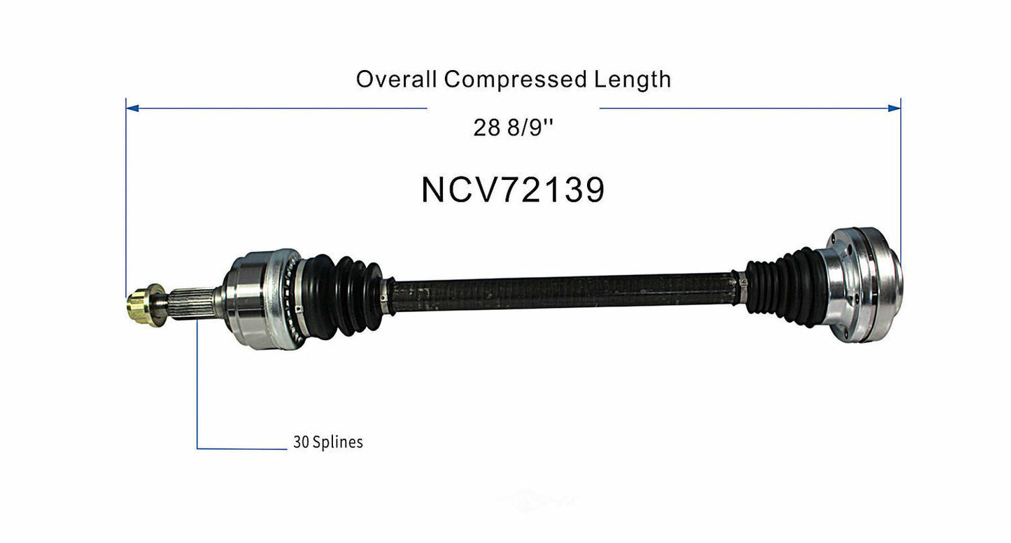 GSP North America NCV72139 CV Axle Assembly
