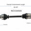 GSP North America NCV24500 CV Axle Assembly