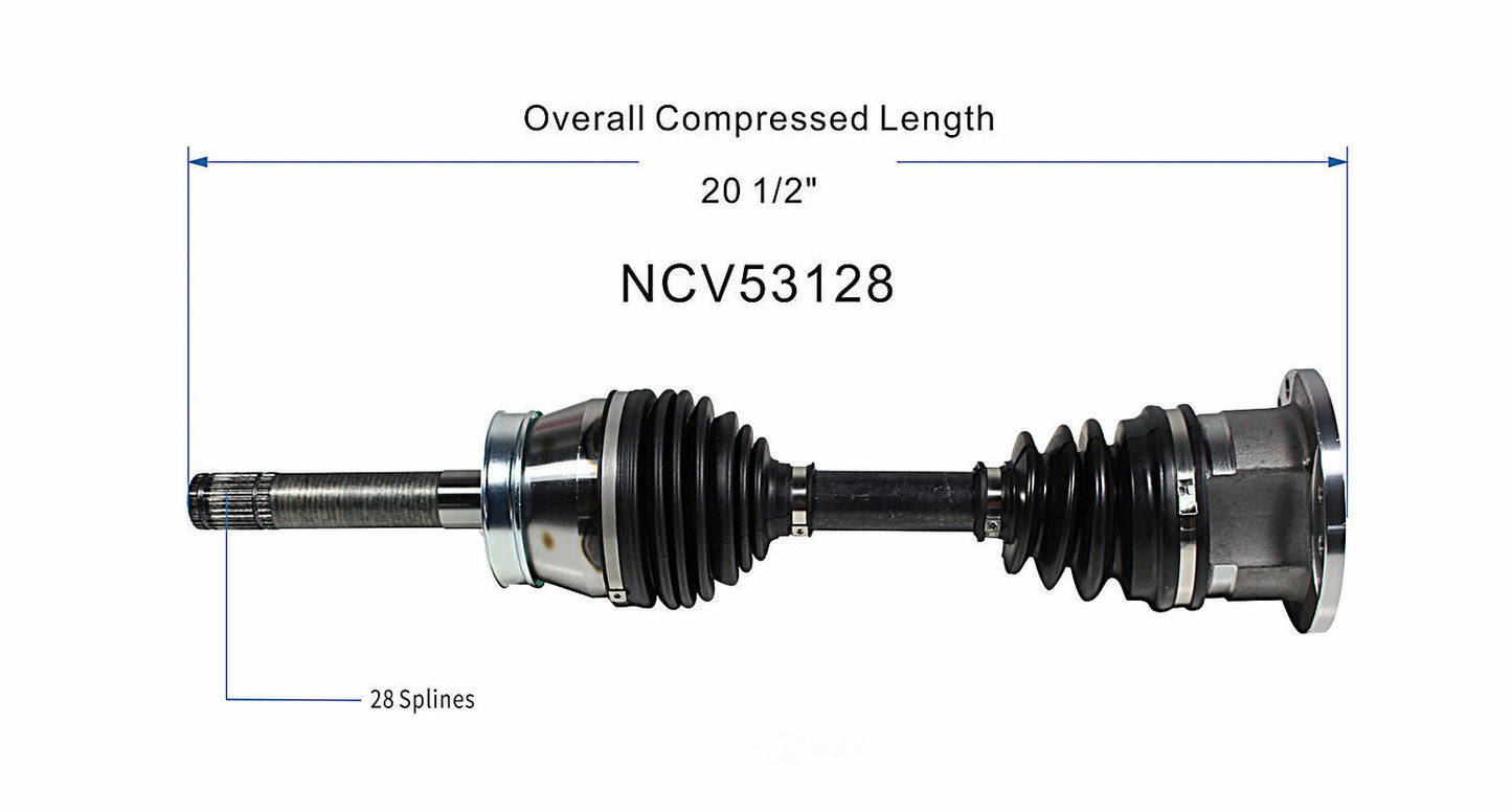 GSP North America NCV53128 CV Axle Assembly