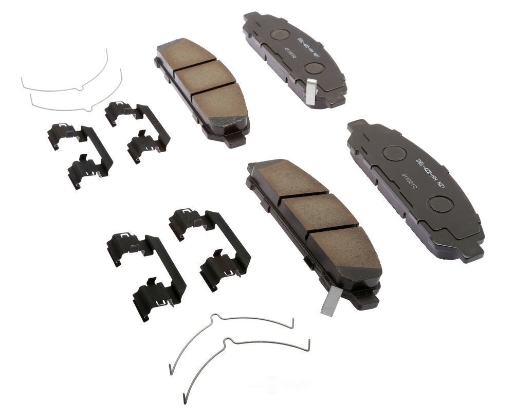 ACDelco Professional Durastop 17D1401CHF1 Disc Brake Pad Set