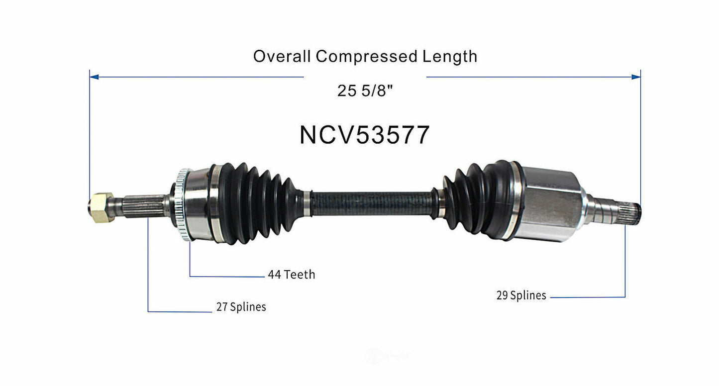 GSP North America NCV53577 CV Axle Assembly
