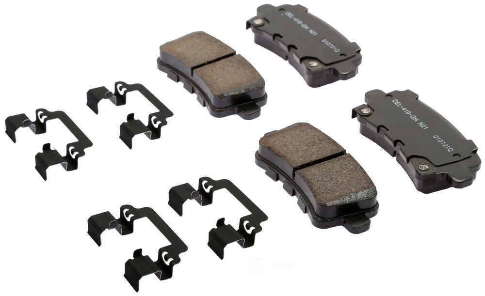 ACDelco Professional Durastop 17D1430CHF2 Disc Brake Pad Set