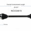 GSP North America NCV23615 CV Axle Assembly