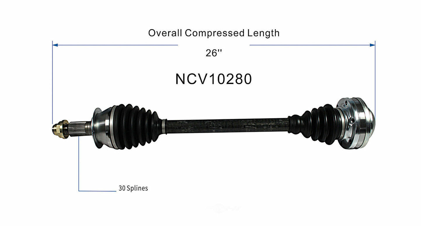 GSP North America NCV10280 CV Axle Assembly