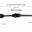GSP North America NCV11049 CV Axle Assembly