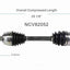 GSP North America NCV82052 CV Axle Assembly