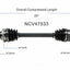 GSP North America NCV47533 CV Axle Assembly
