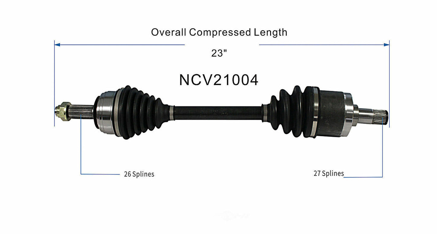 GSP North America NCV21004 CV Axle Assembly